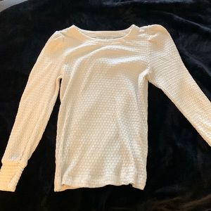 Loft- Cream Blouse; never been worn